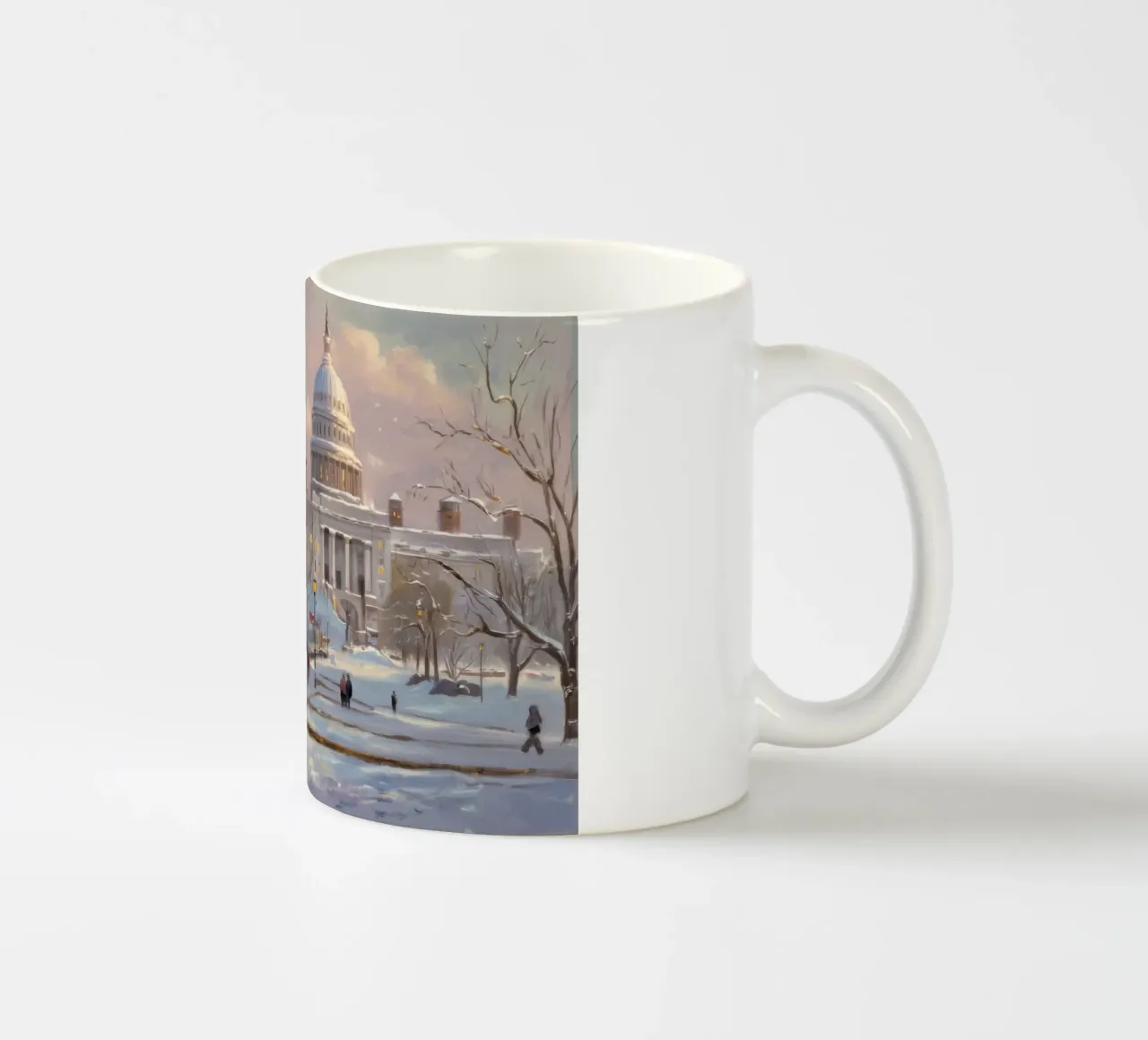 Passeggiata invernale in Campidoglio tazza in ceramica da Angkasa Mist