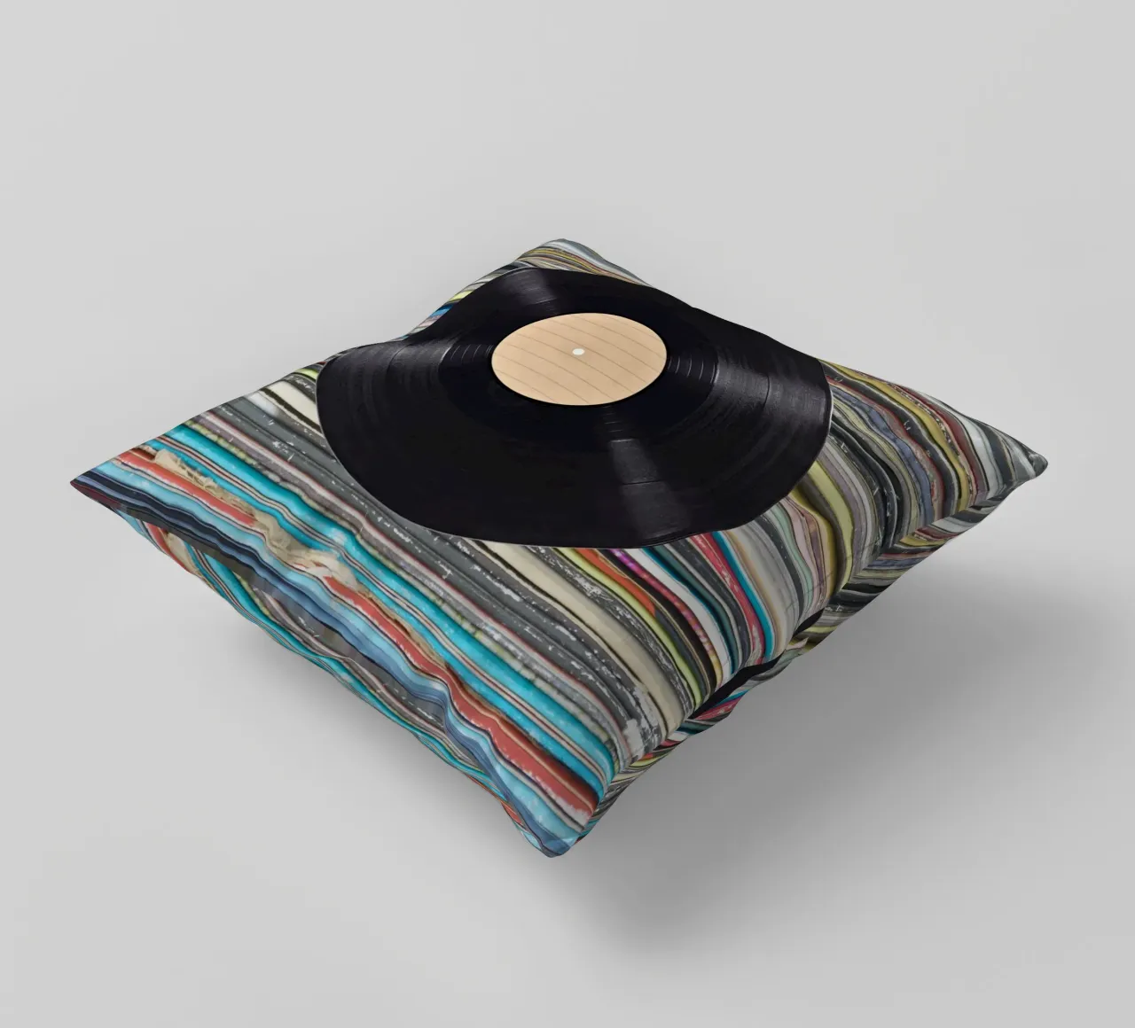 music disc in color shade cuscino da Creaton