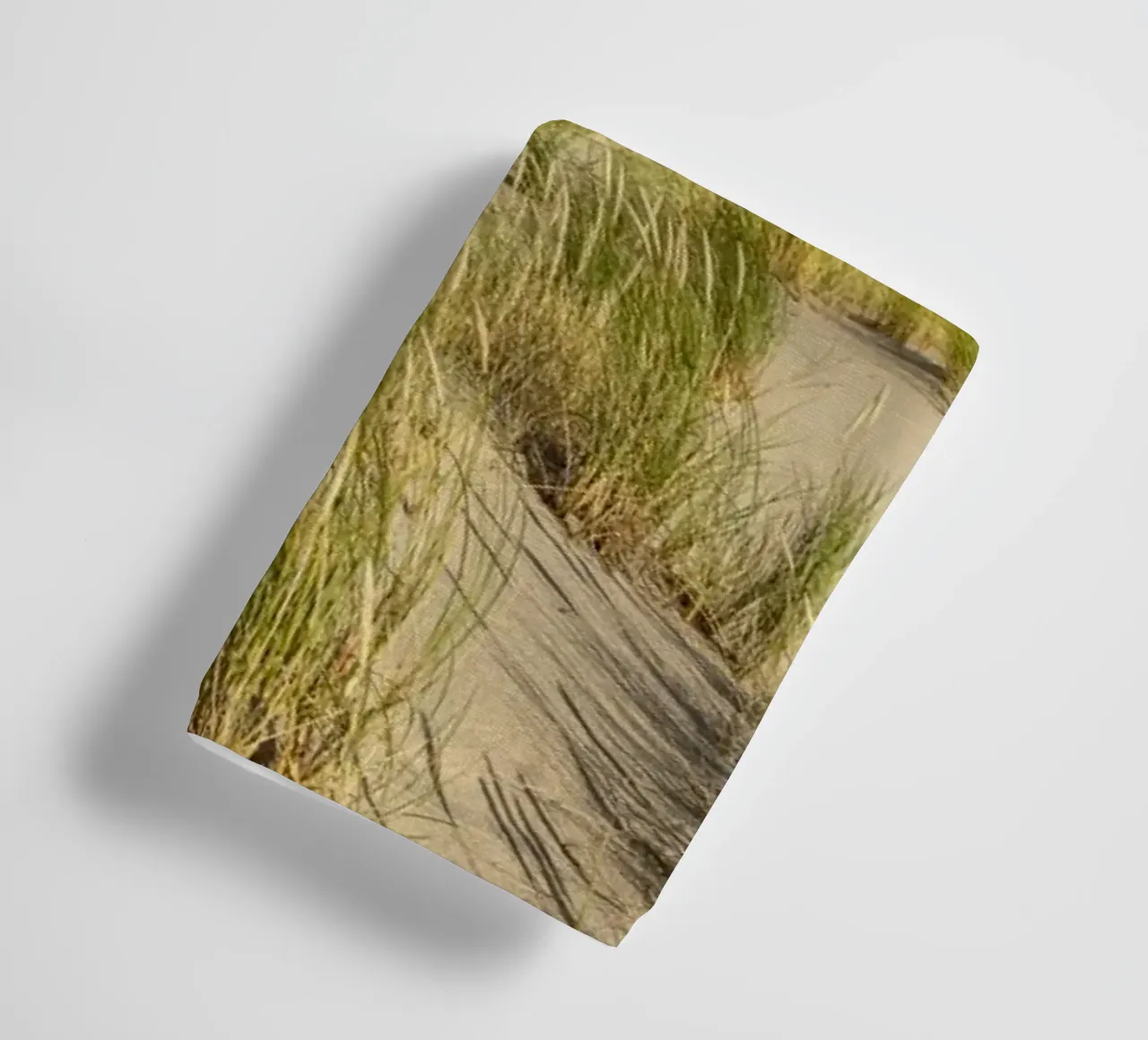 Strand und Leuchtturm List-Ost auf Sylt asciugamano da bagno da Reisefotografie - Bilder aus aller Welt