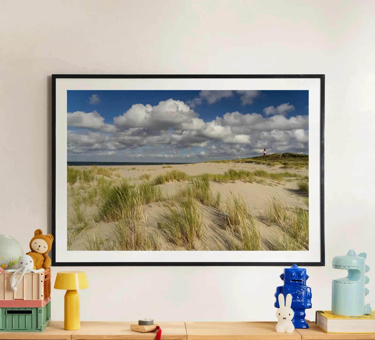 Strand und Leuchtturm List-Ost auf Sylt carta hahnemühle da Reisefotografie - Bilder aus aller Welt