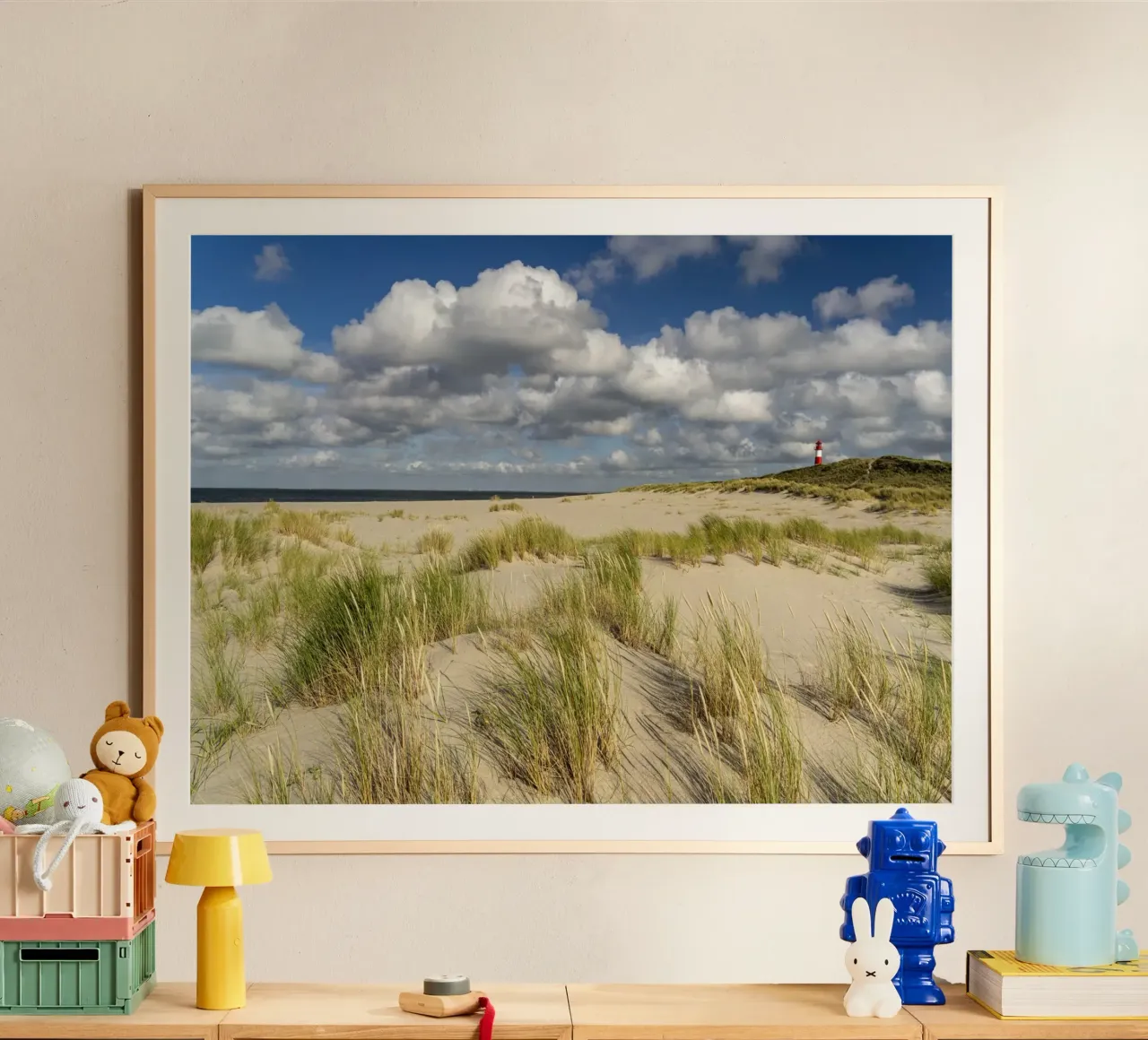 Strand und Leuchtturm List-Ost auf Sylt carta hahnemühle da Reisefotografie - Bilder aus aller Welt