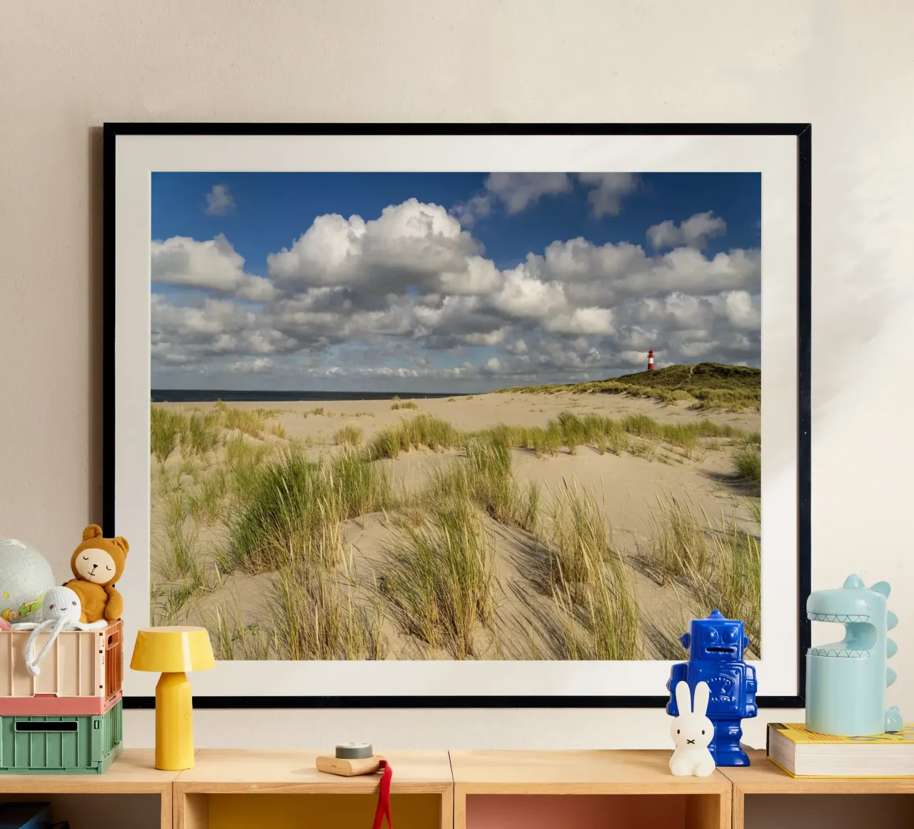Strand und Leuchtturm List-Ost auf Sylt carta hahnemühle da Reisefotografie - Bilder aus aller Welt
