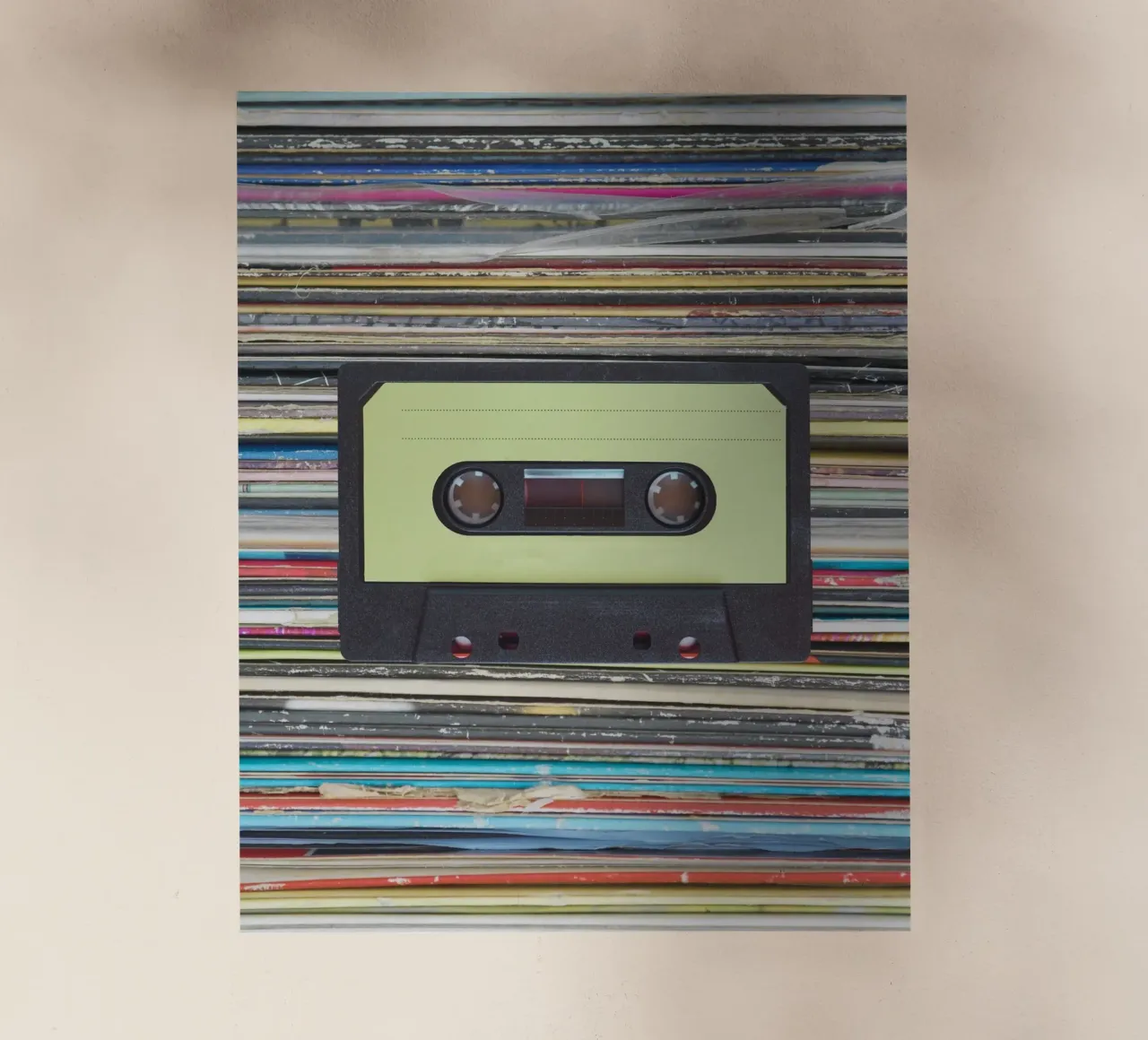 music tape in color shade pellicola backlit da Creaton