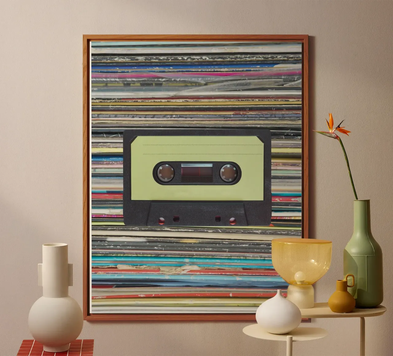 music tape in color shade alluminio dibond da Creaton