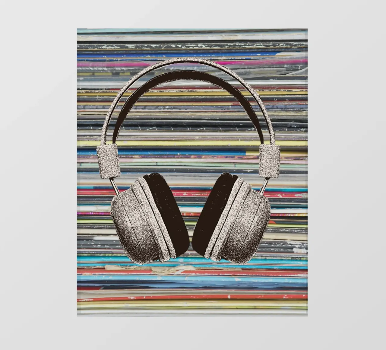 headphone in color gradient pellicola backlit da Creaton