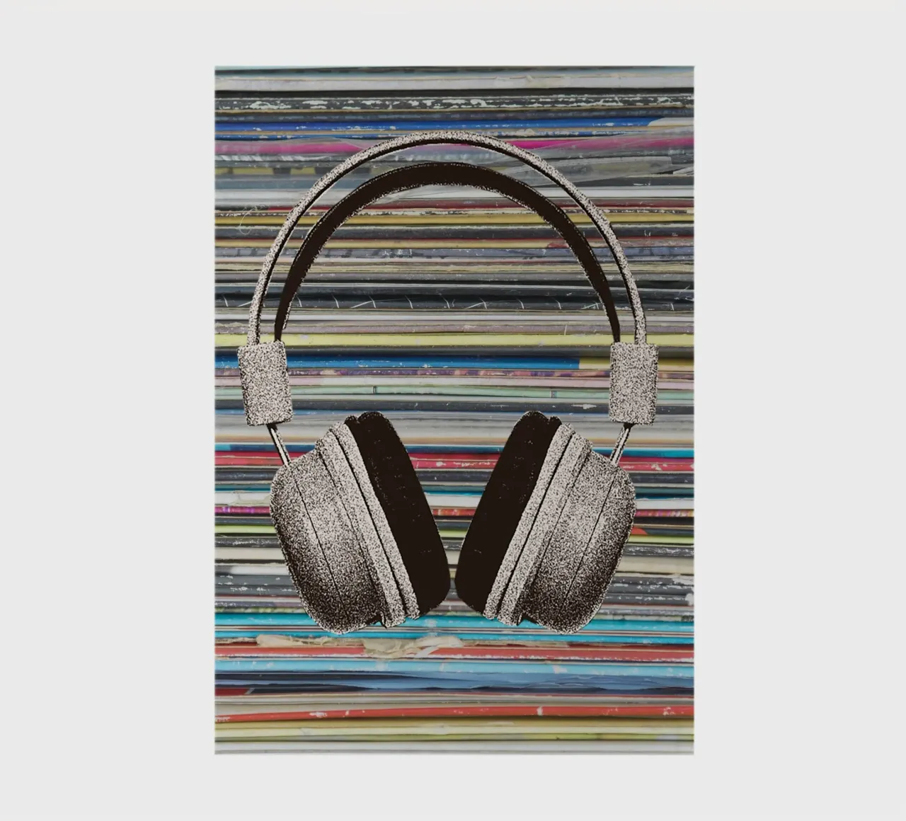 headphone in color gradient diario da Creaton
