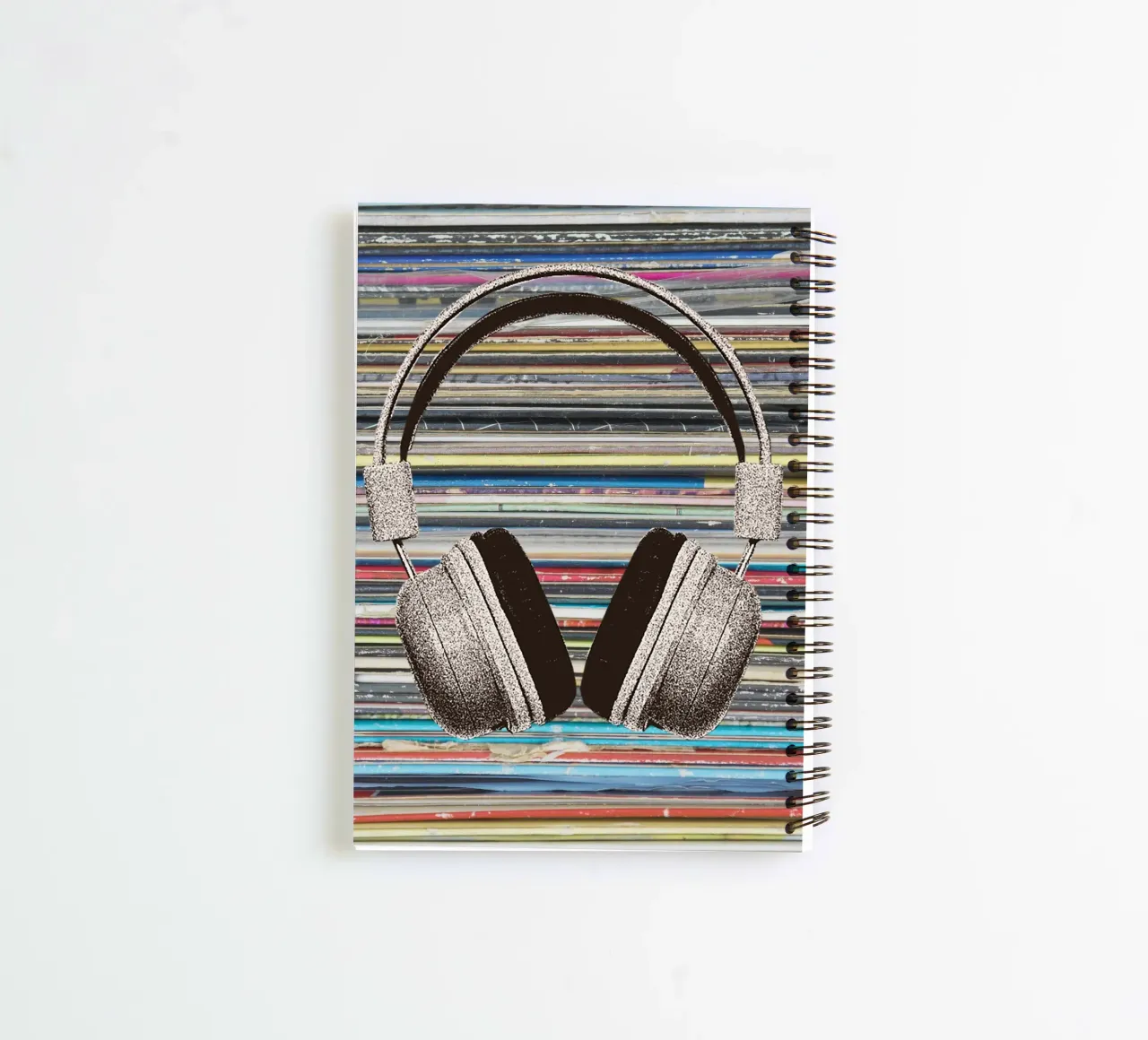 headphone in color gradient diario ad anelli da Creaton