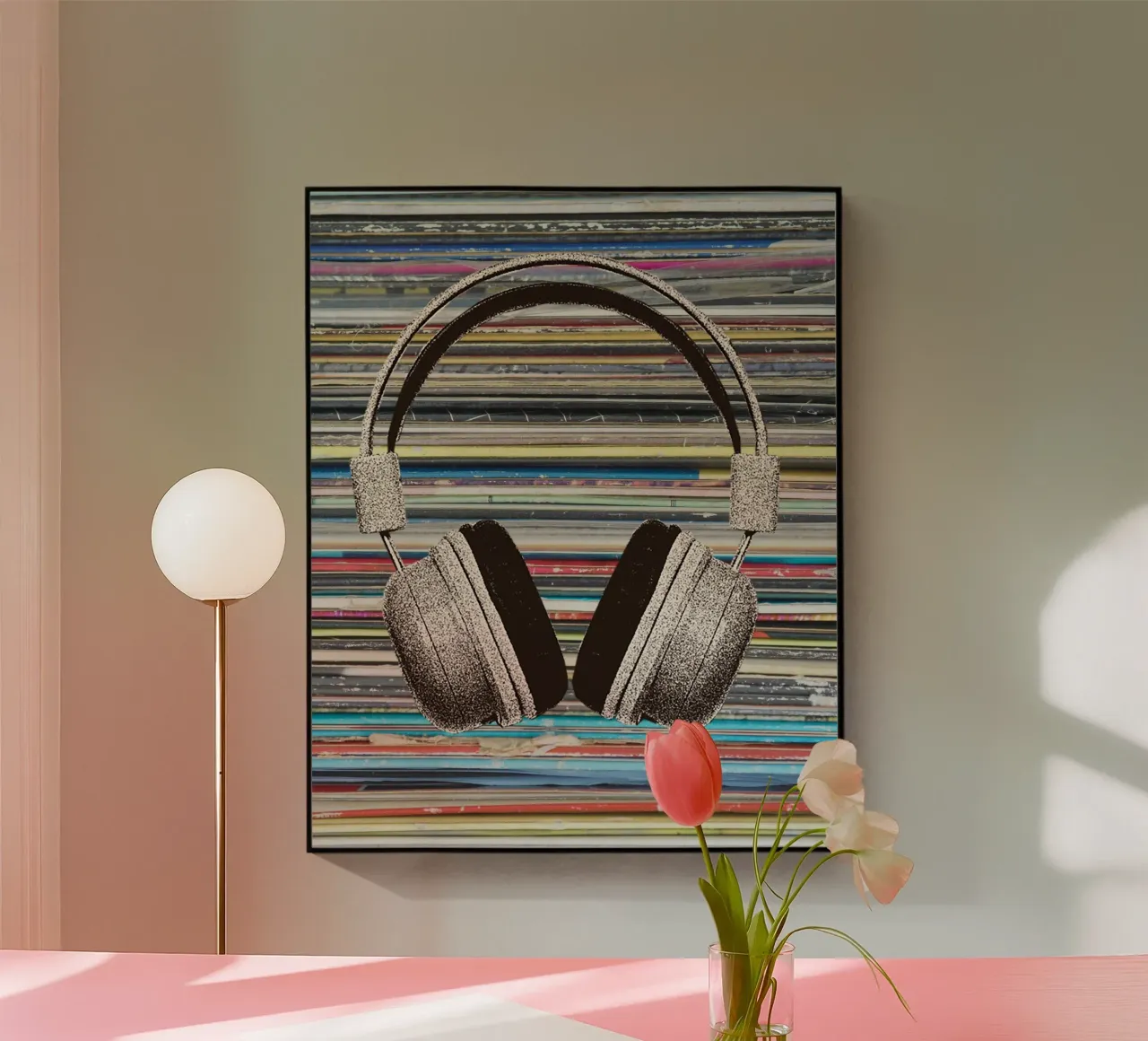 headphone in color gradient plexiglass da Creaton
