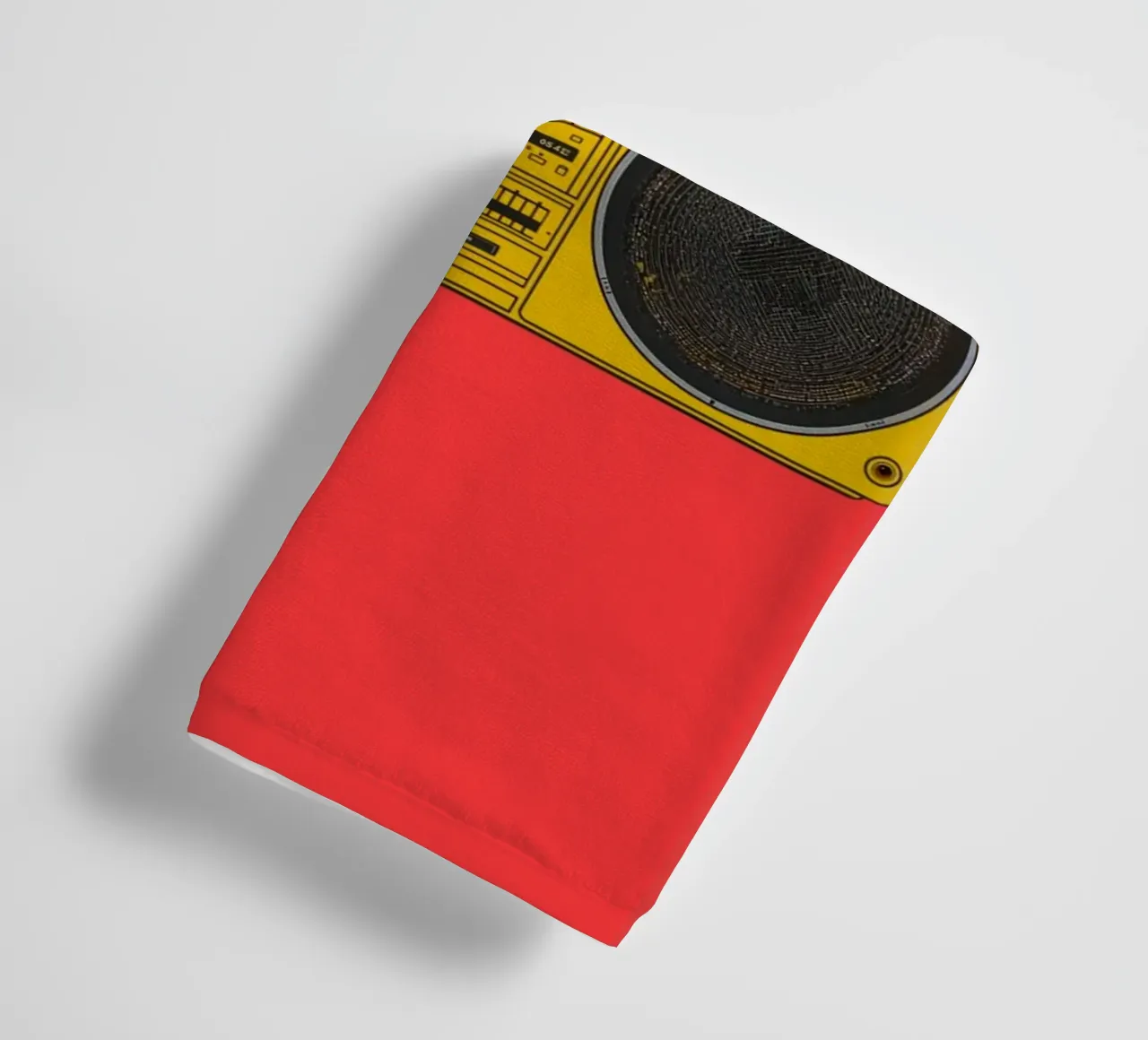 speaker in red shade badhanddoek van Creaton
