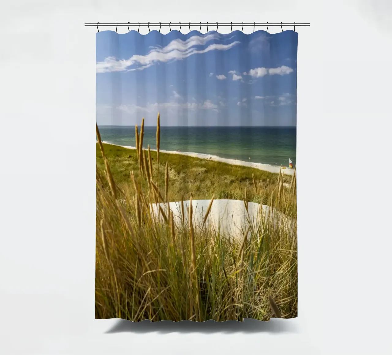 Strand auf Sylt tenda da doccia da Reisefotografie - Bilder aus aller Welt