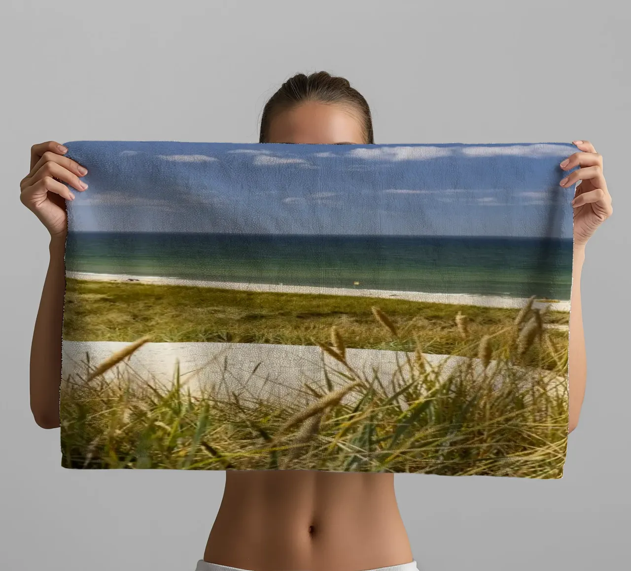 Strand auf Sylt asciugamano da bagno da Reisefotografie - Bilder aus aller Welt