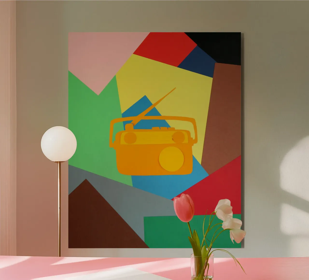 radio in colorful shade pannello forex da Creaton