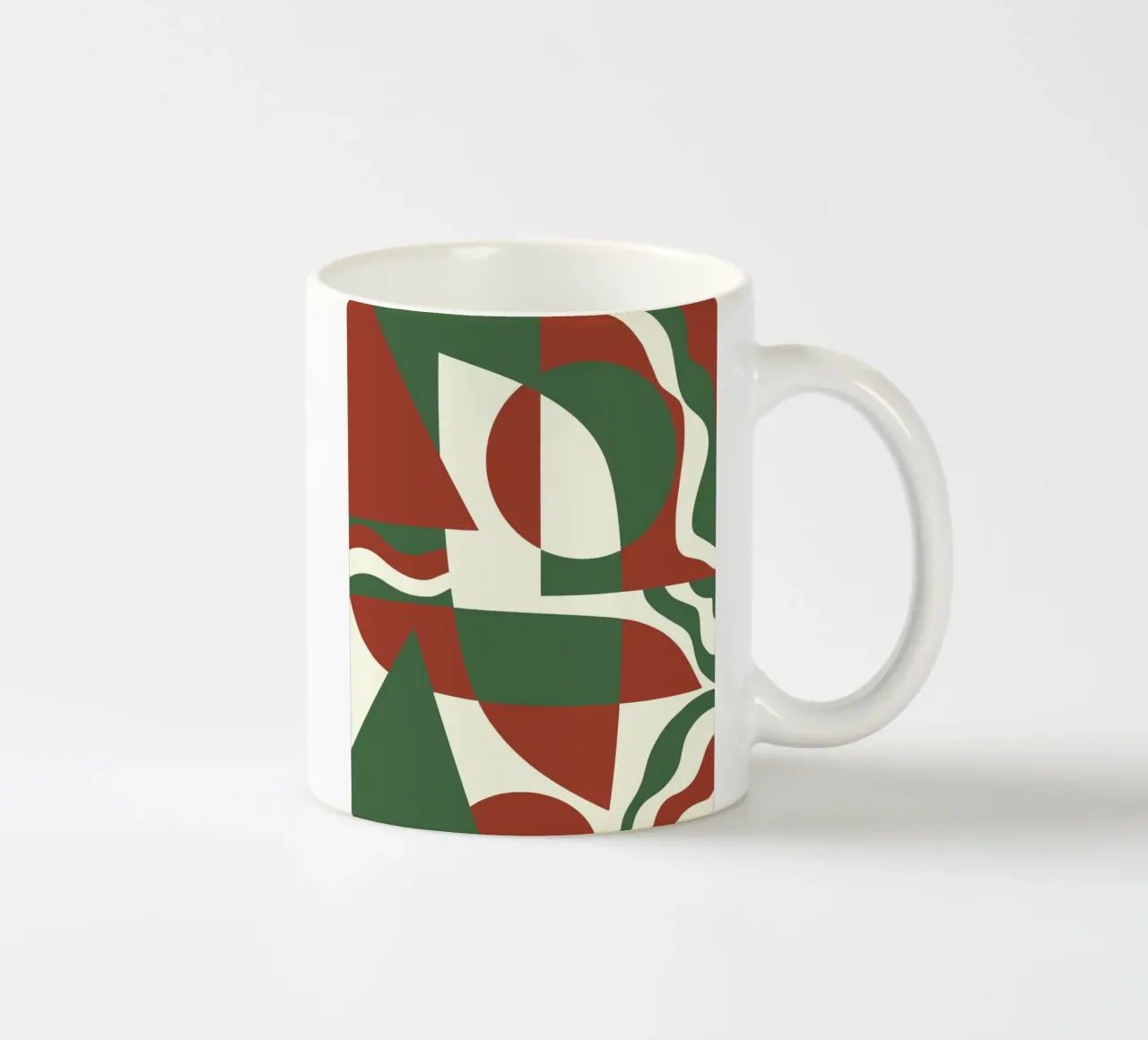 Geometria scandinava 05 tazza in ceramica da Little Dean