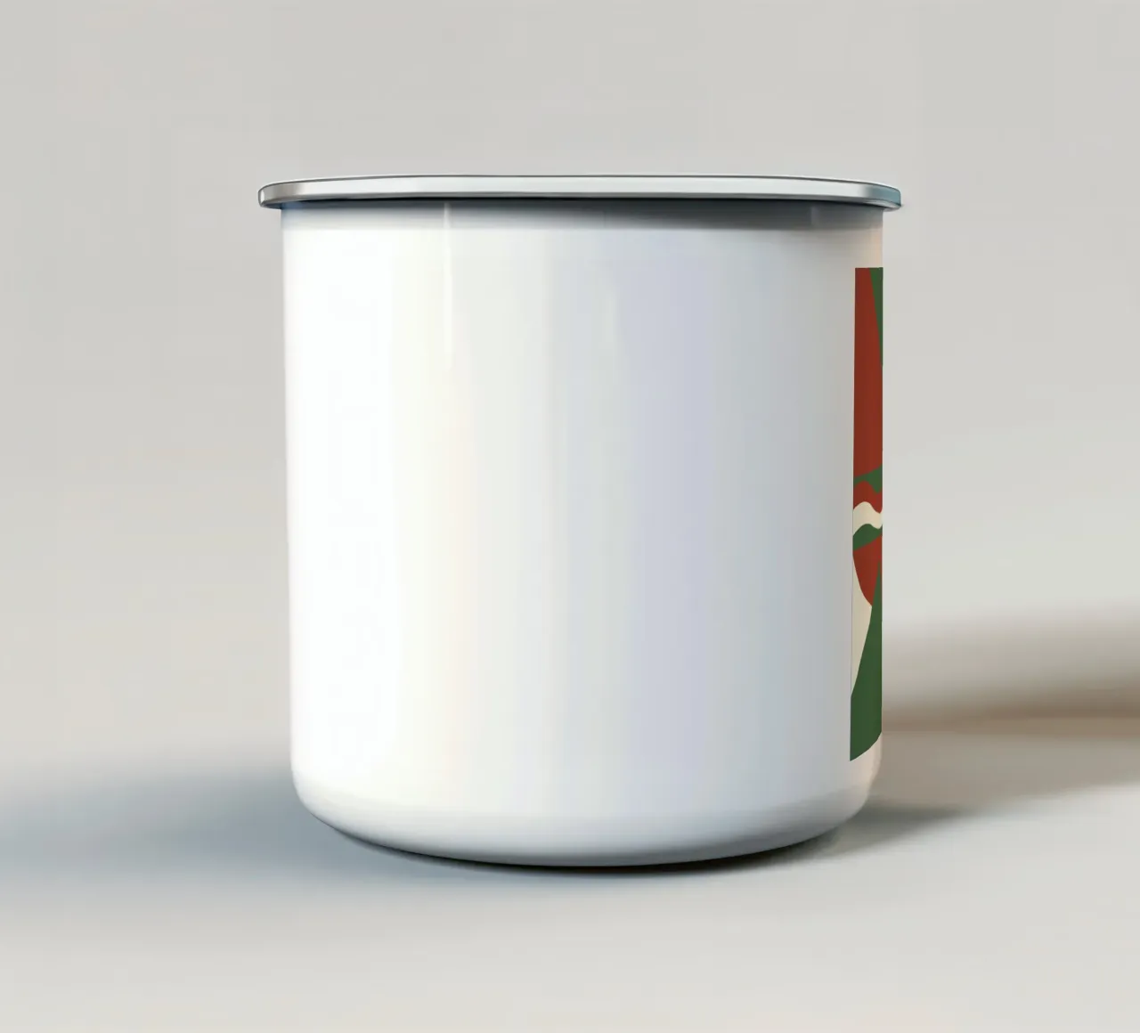 Geometria scandinava 05 tazza in smalto da Little Dean