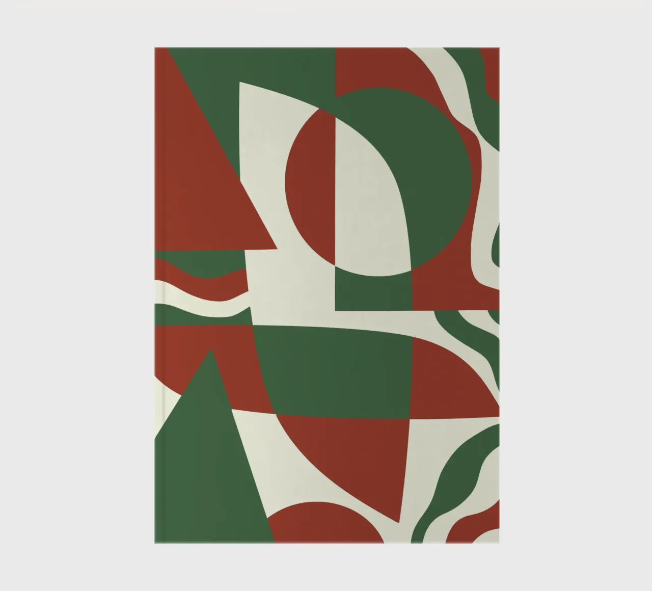 Scandinavian geometry 05 notebook by Little Dean