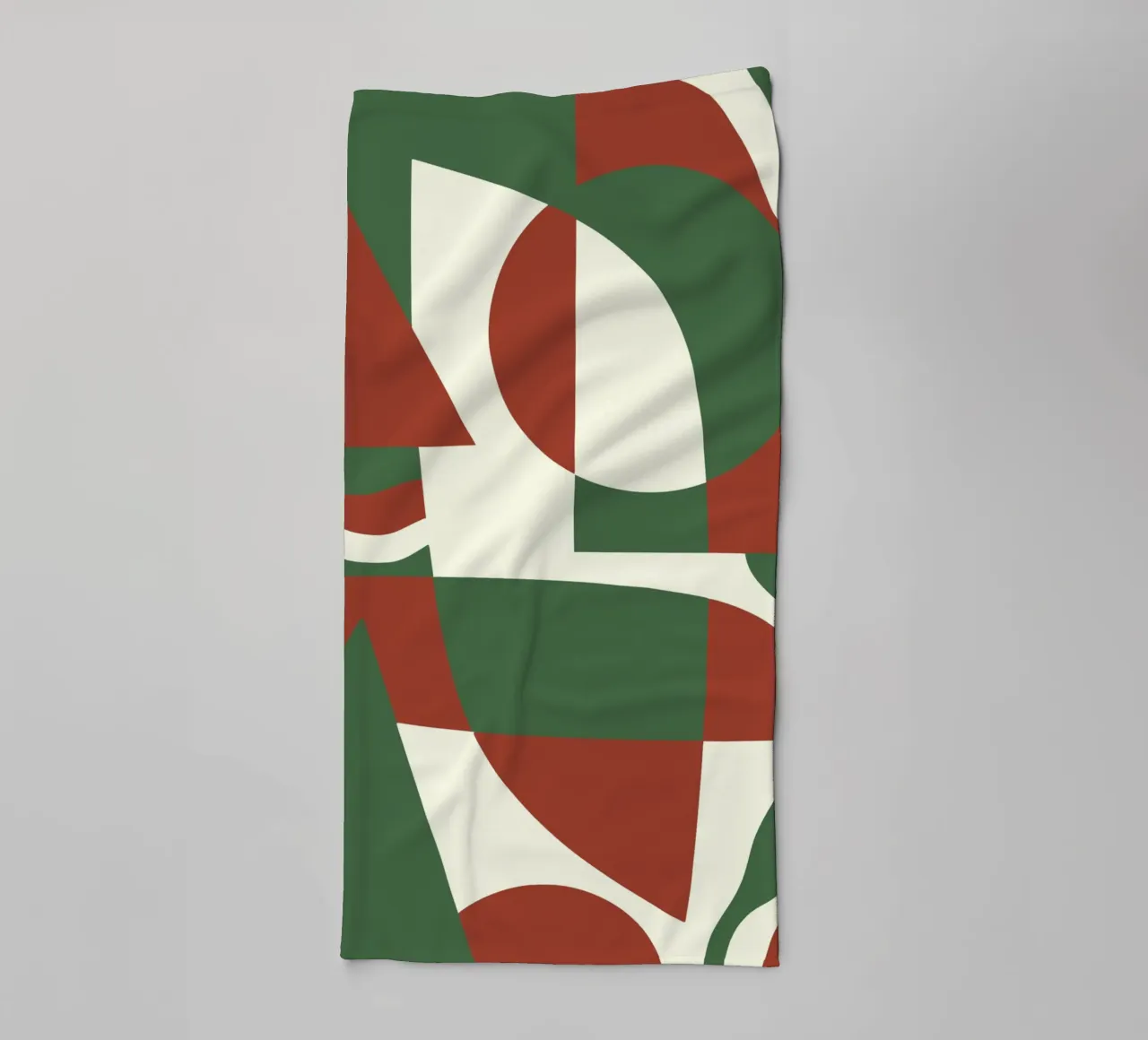 Scandinavian geometry 05 towel by Little Dean
