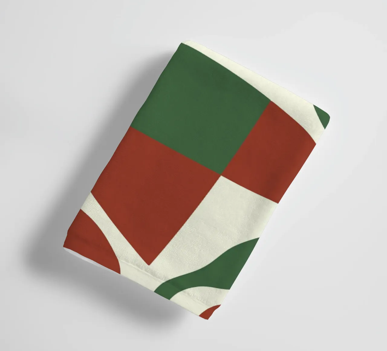 Scandinavian geometry 05 towel by Little Dean