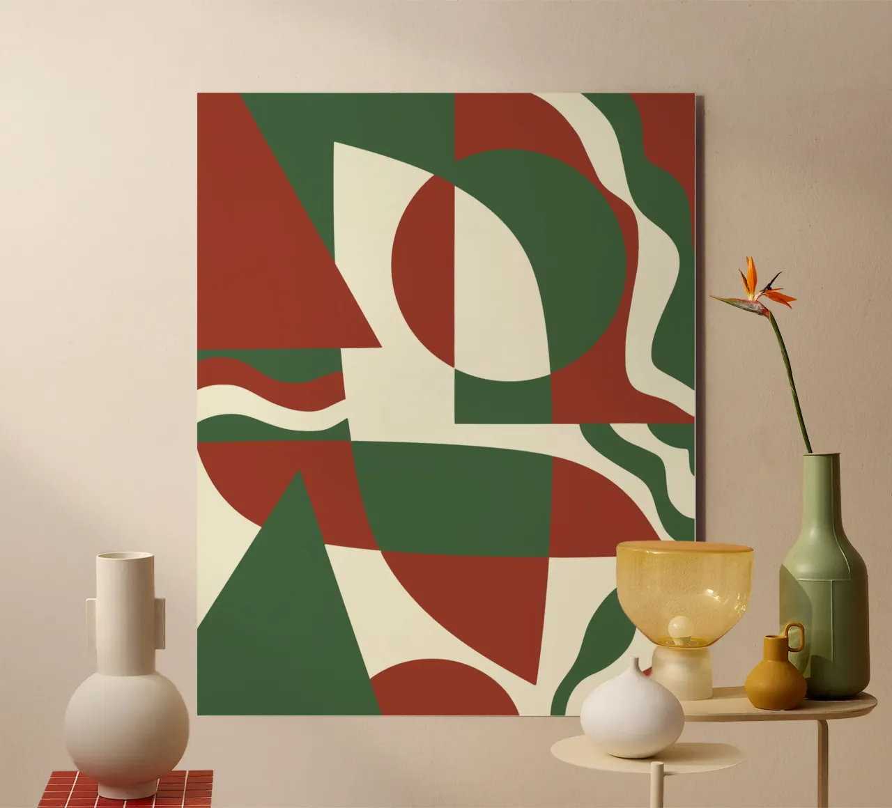 Geometria scandinava 05 alluminio dibond da Little Dean