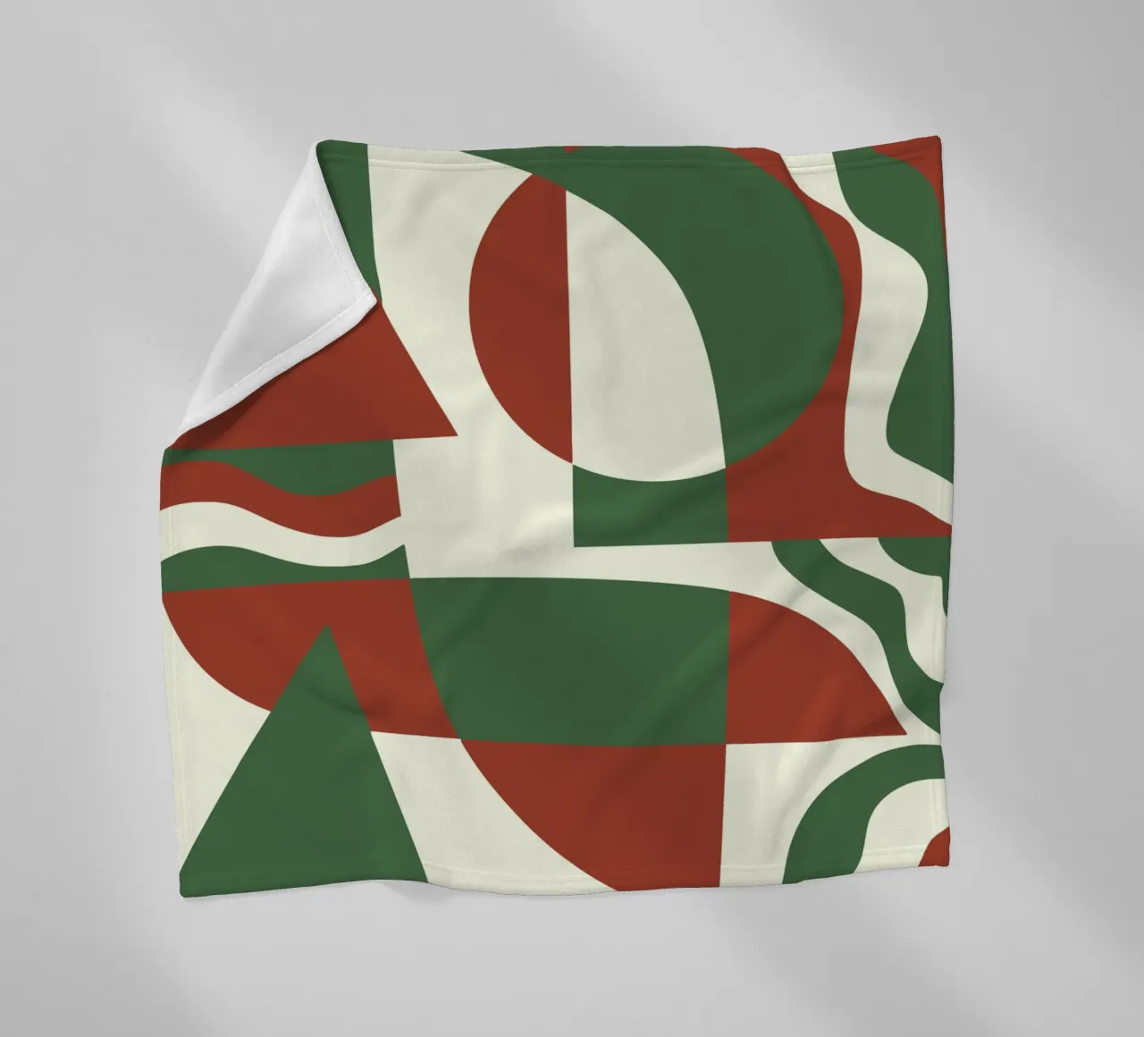 Geometria scandinava 05 coperta in pile da Little Dean