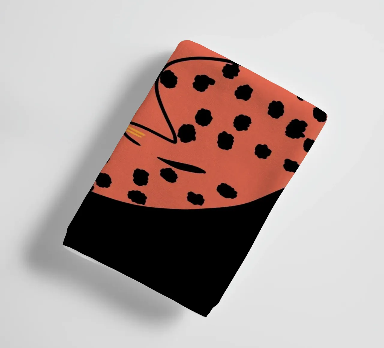 Lazy cat 2 towel by Little Dean