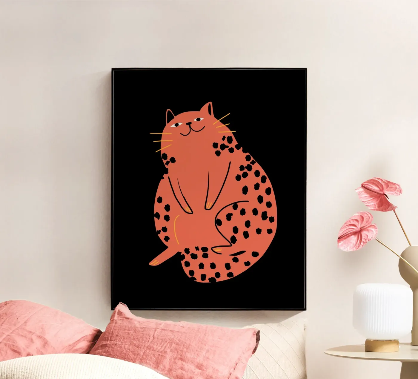 Gatto pigro 2 plexiglass da Little Dean