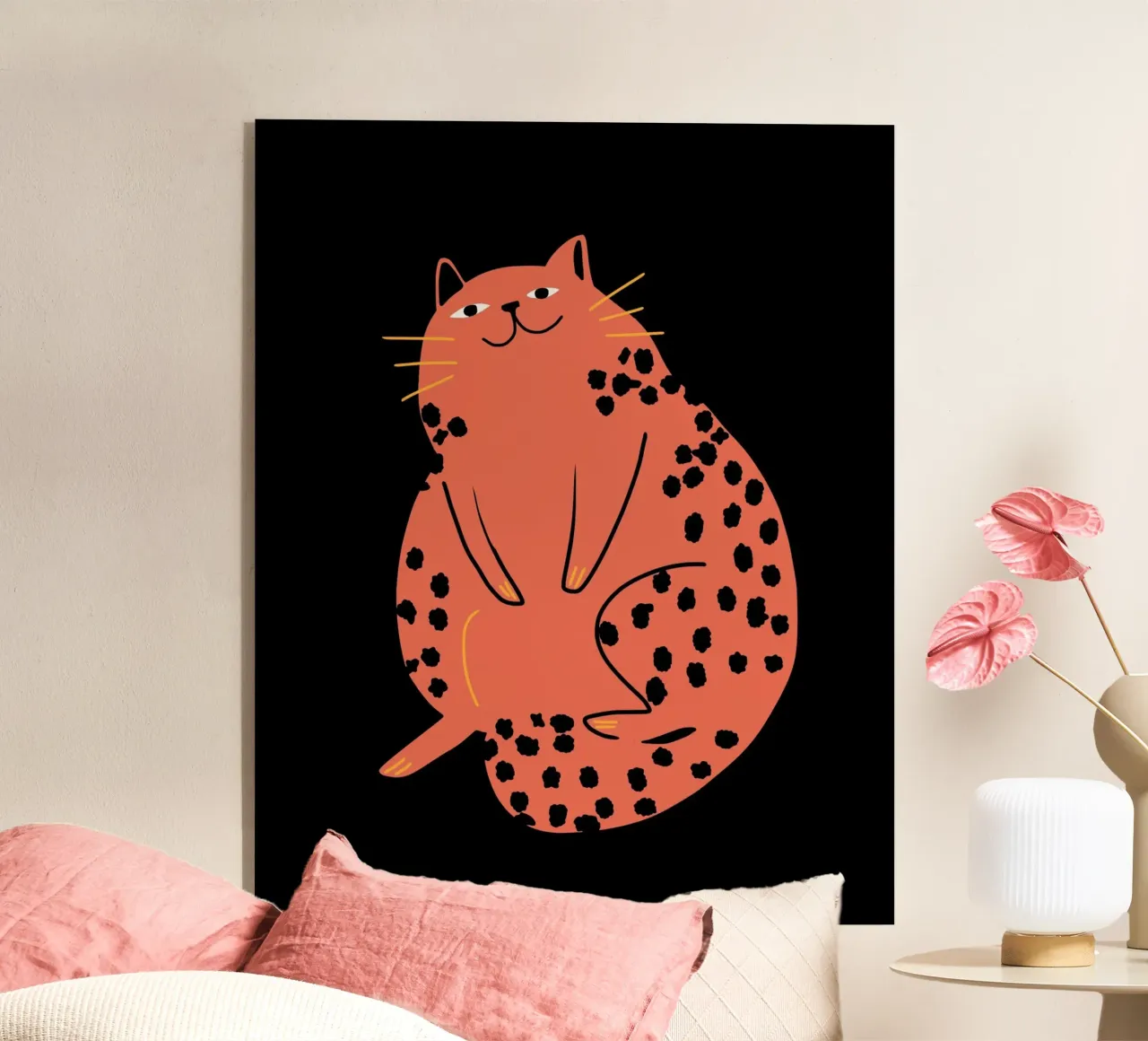 Gatto pigro 2 plexiglass da Little Dean