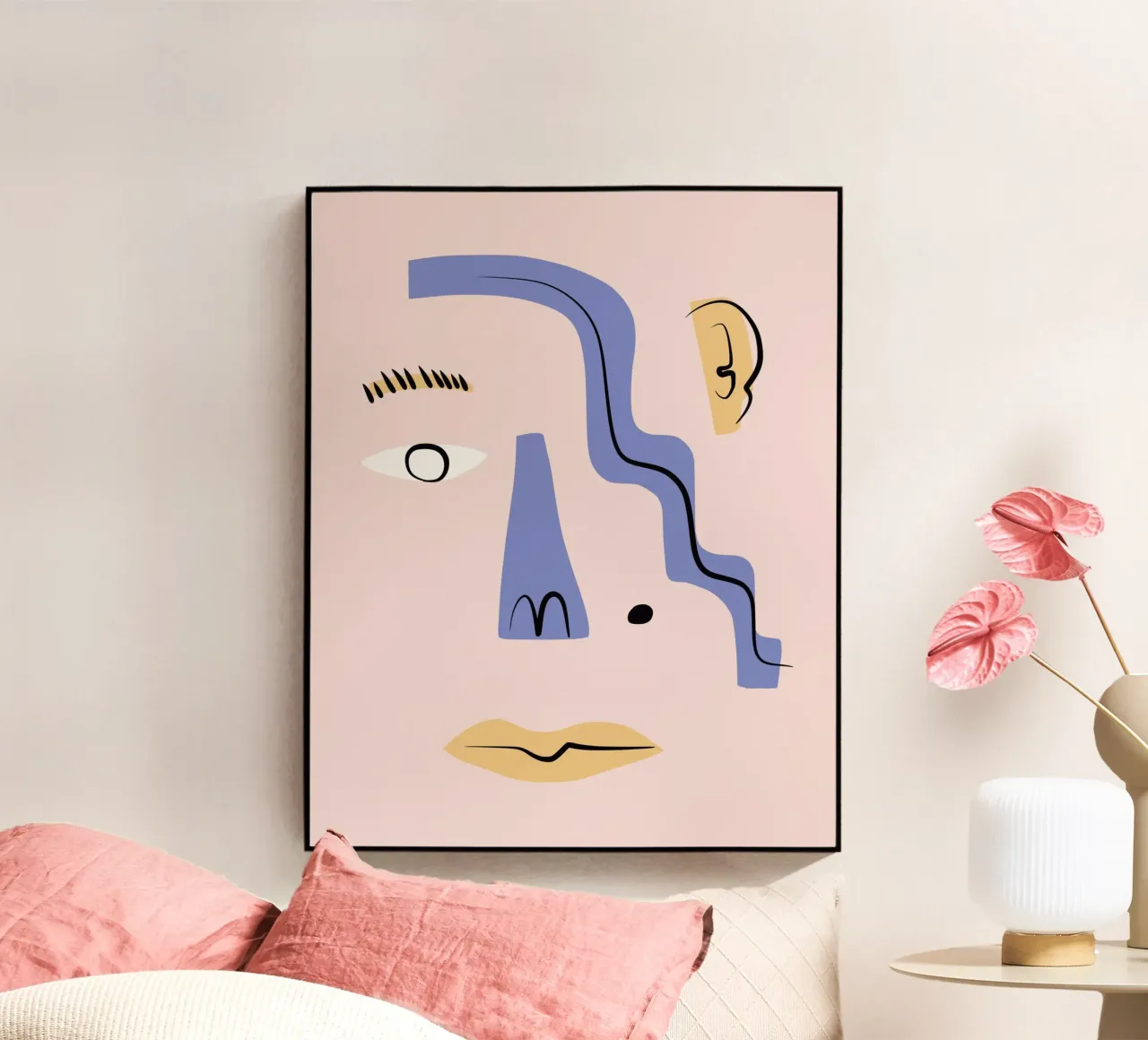 Gezicht acryl van Little Dean