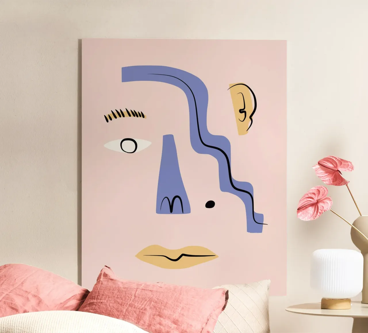 Gezicht acryl van Little Dean