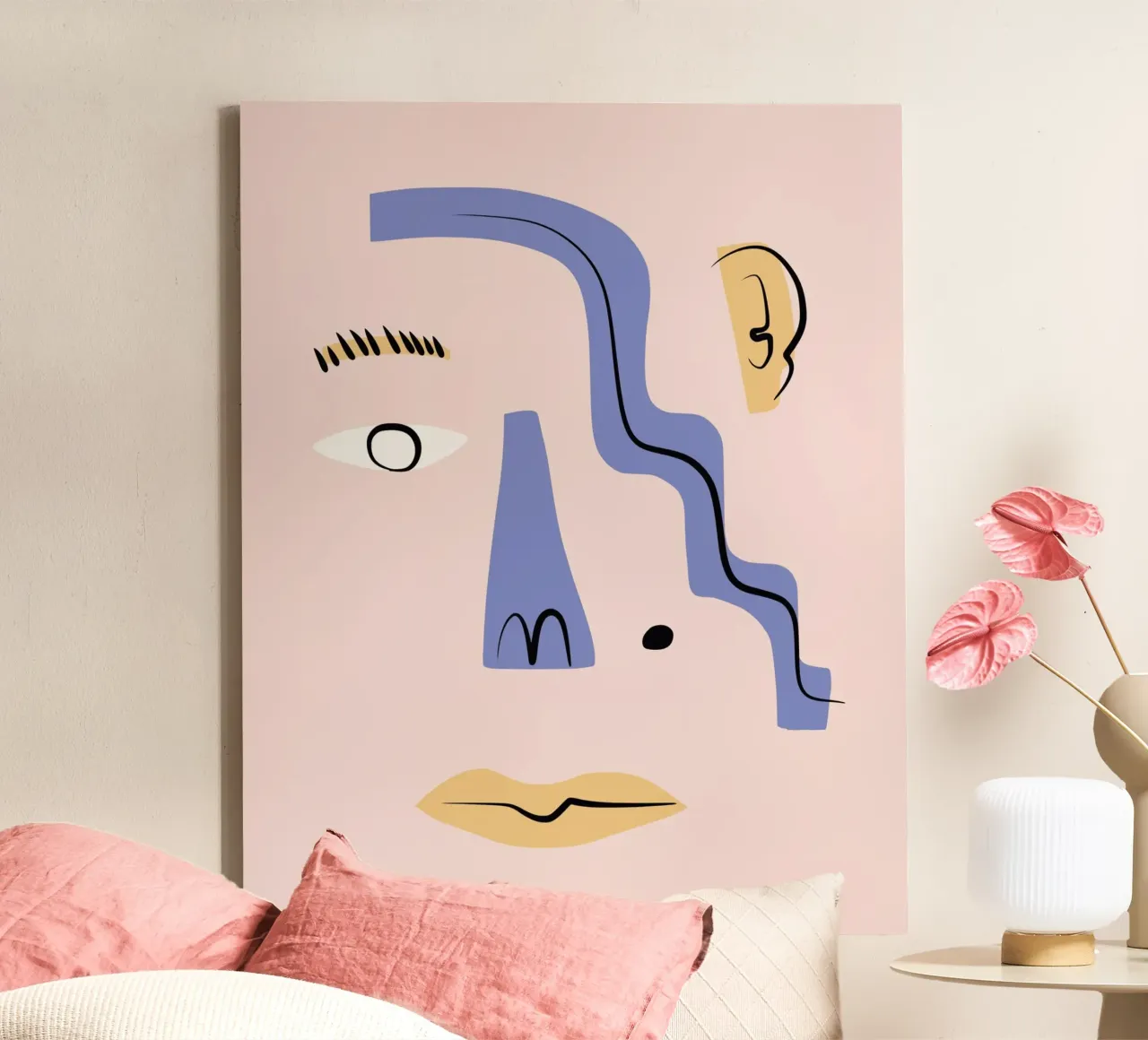 Face canvas by Little Dean