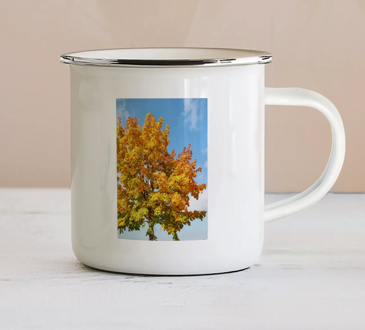 Luci d'autunno tazza in smalto da SunflowerDE