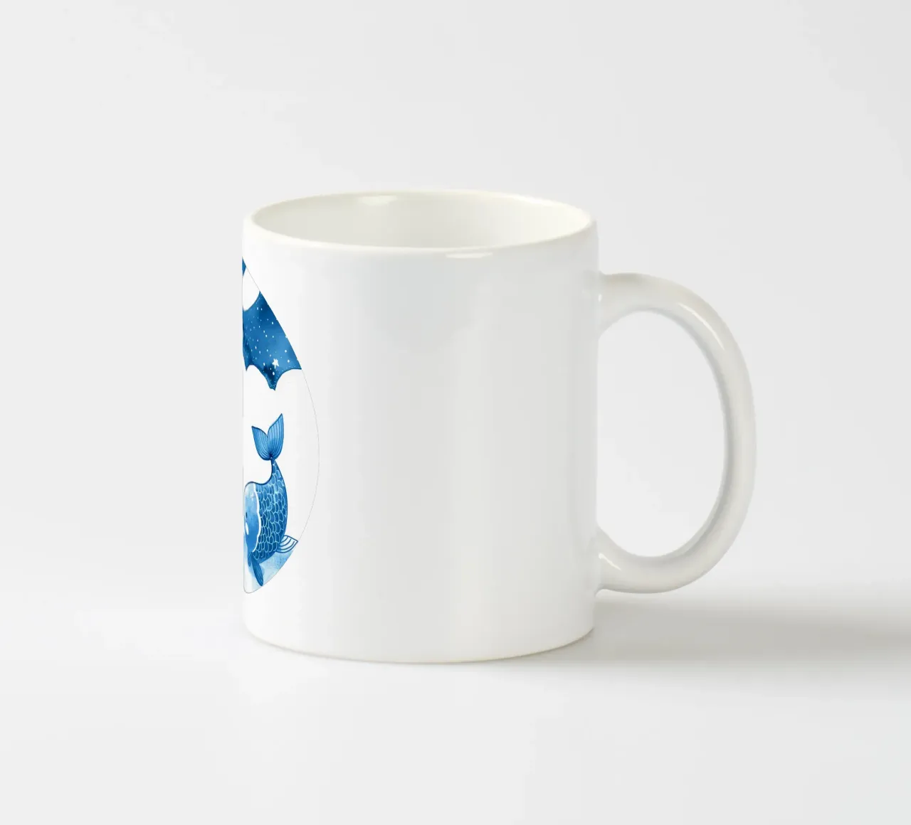 Pisces tazza in ceramica da Synthaira
