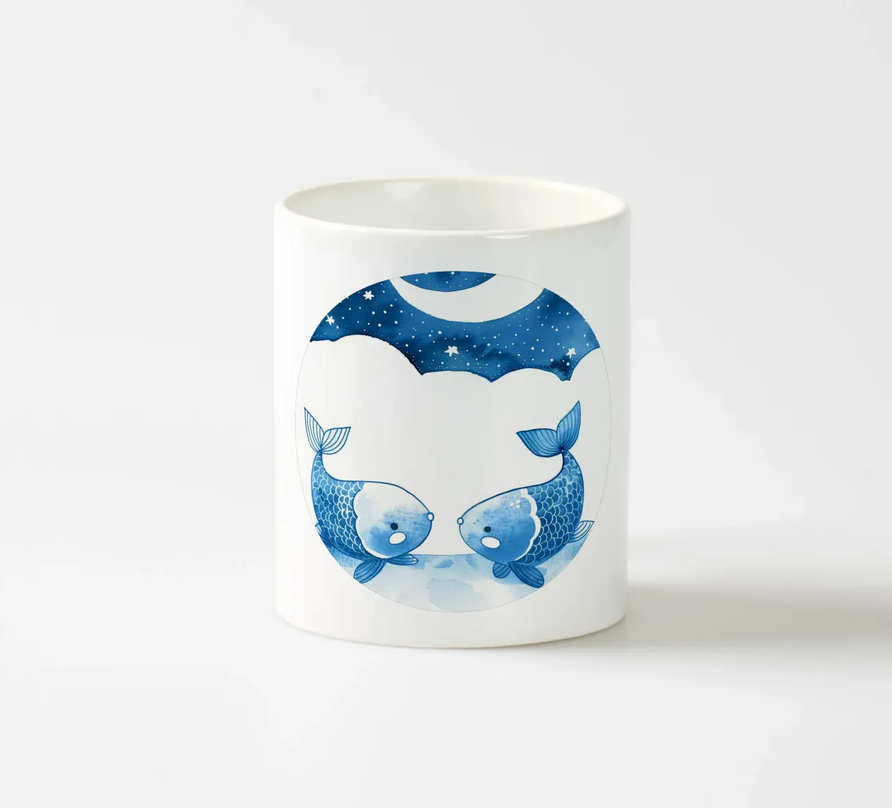 Pisces tazza in ceramica da Synthaira