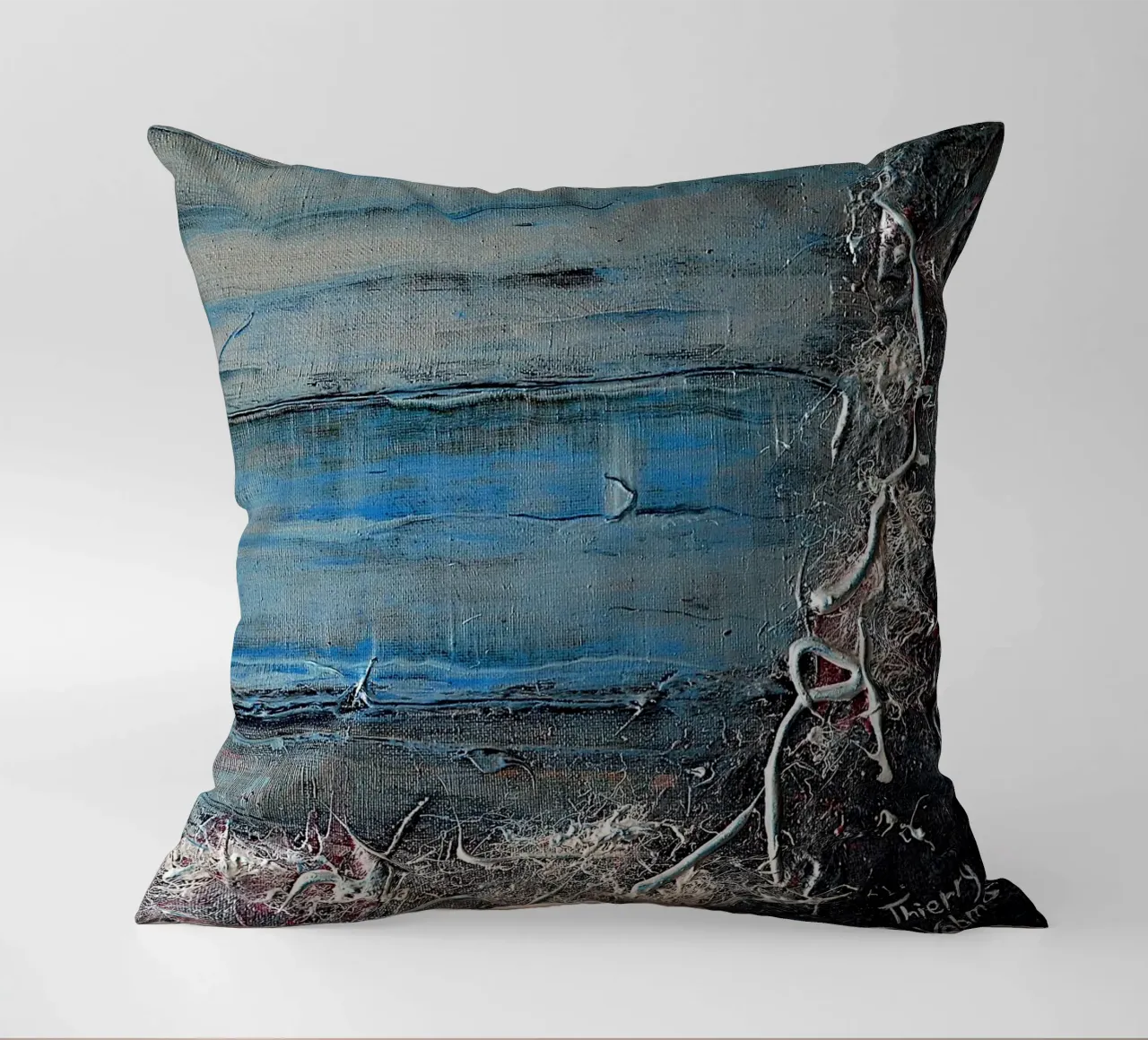 3D DREAM 9. cuscino da Thierry Vobmann Abstract painting