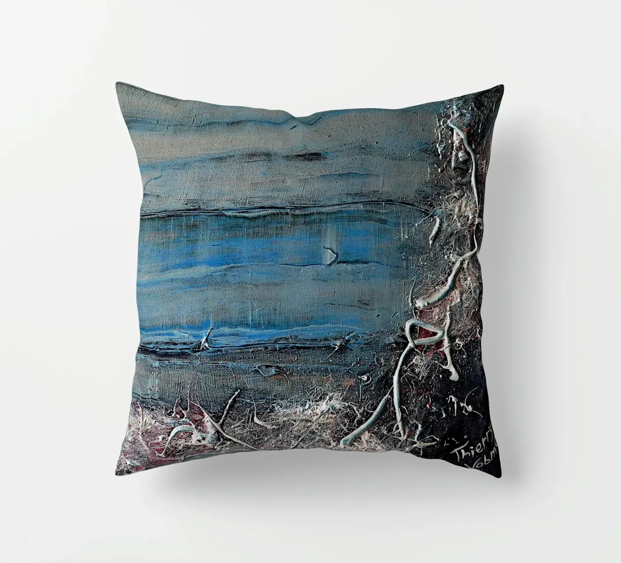 3D DREAM 9. cuscino da Thierry Vobmann Abstract painting