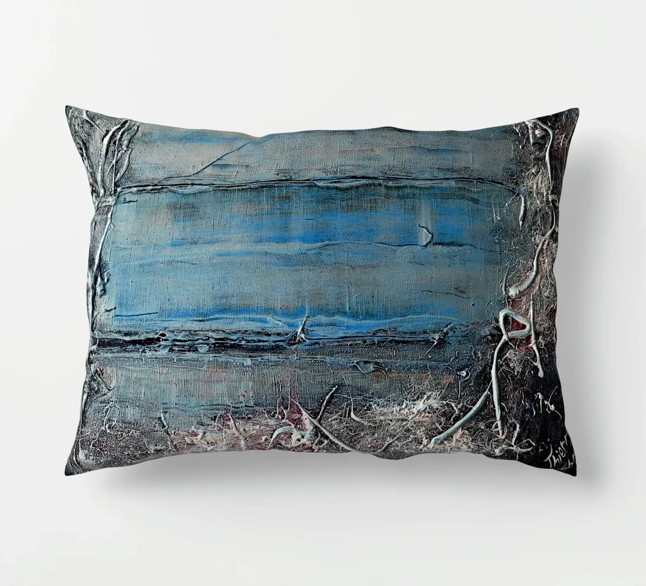 3D DREAM 9. cuscino da Thierry Vobmann Abstract painting