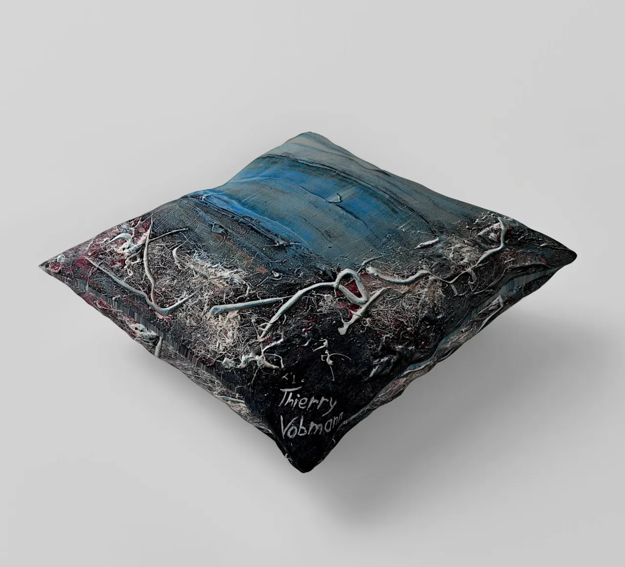 3D DREAM 9. cuscino da Thierry Vobmann Abstract painting