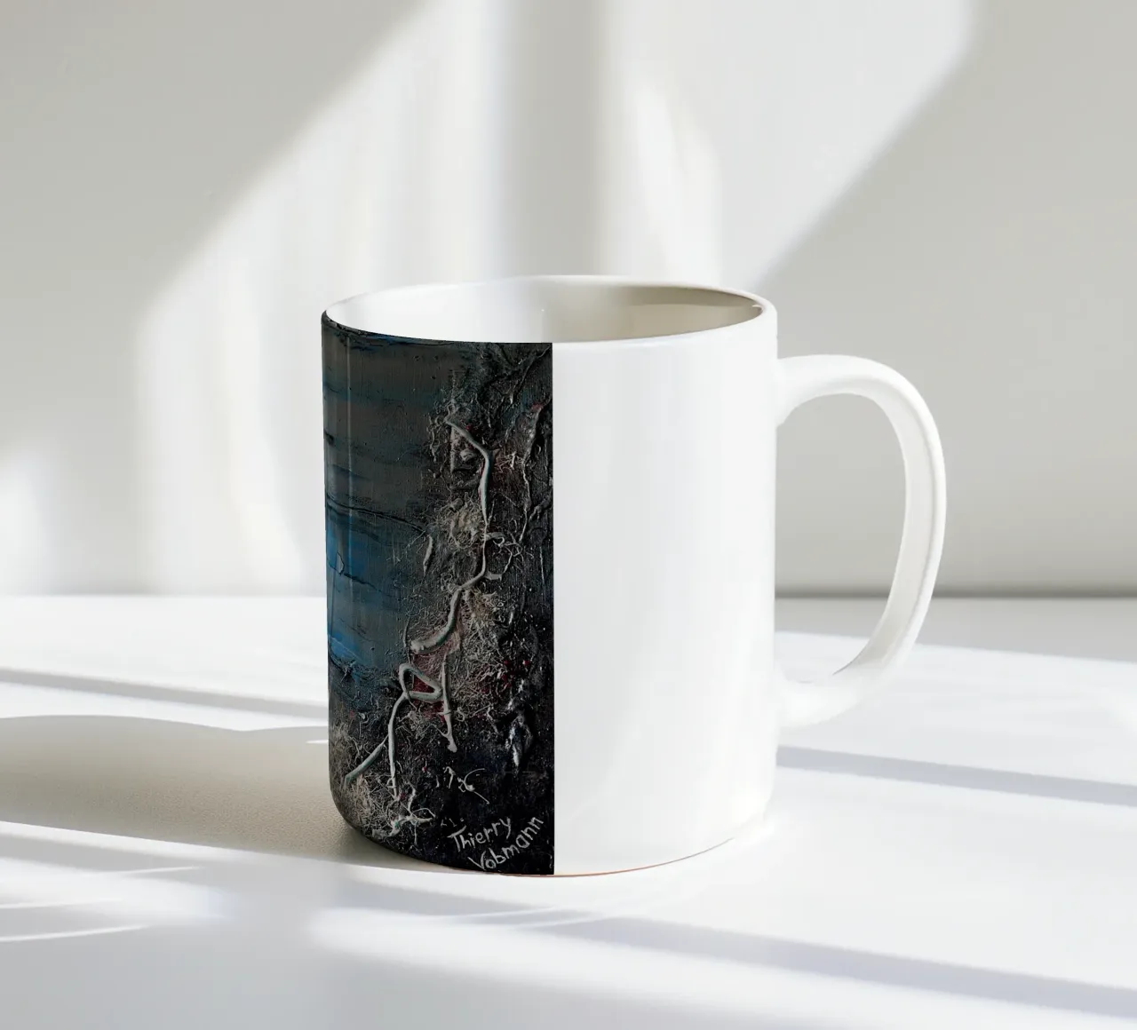 3D DREAM 9. tazza in ceramica da Thierry Vobmann Abstract painting