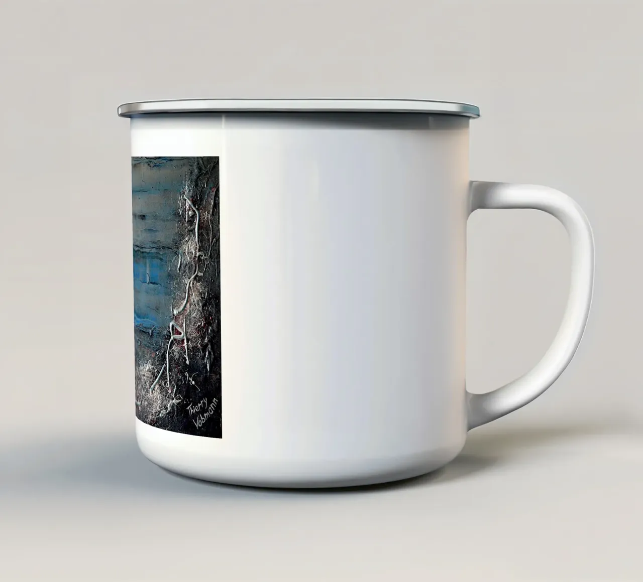 3D DREAM 9. tazza in smalto da Thierry Vobmann Abstract painting