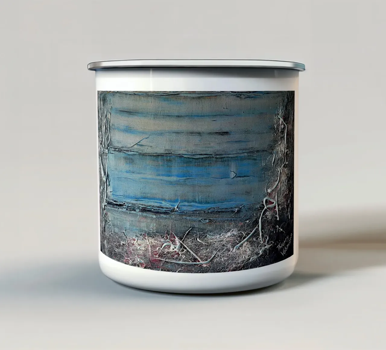 3D DREAM 9. tazza in smalto da Thierry Vobmann Abstract painting
