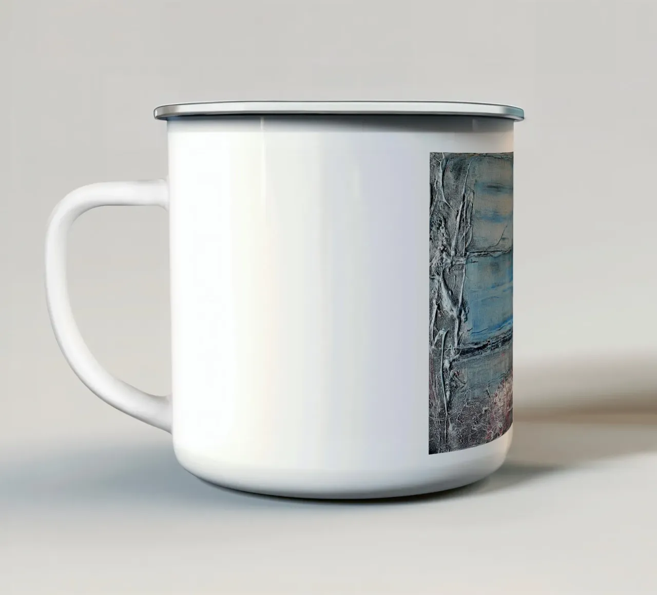 3D DREAM 9. tazza in smalto da Thierry Vobmann Abstract painting
