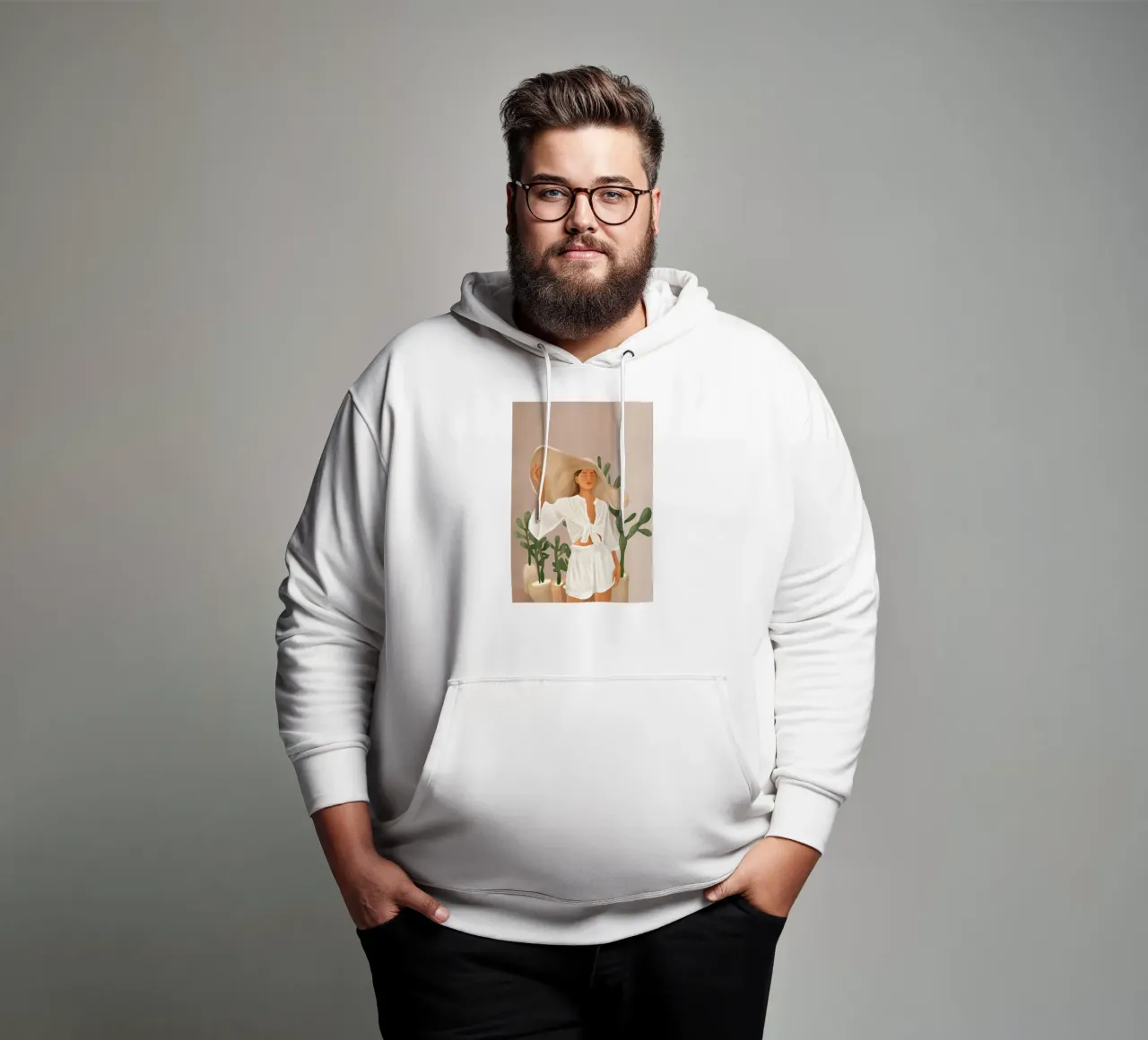 Form in movement felpa con cappuccio da cityart