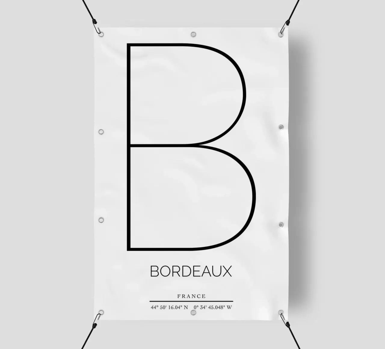 BORDEAUX - blanc telo in pvc da CityLights