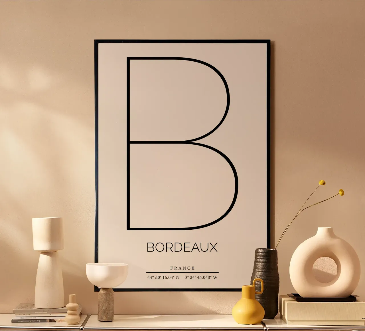 BORDEAUX - blanc poster da CityLights
