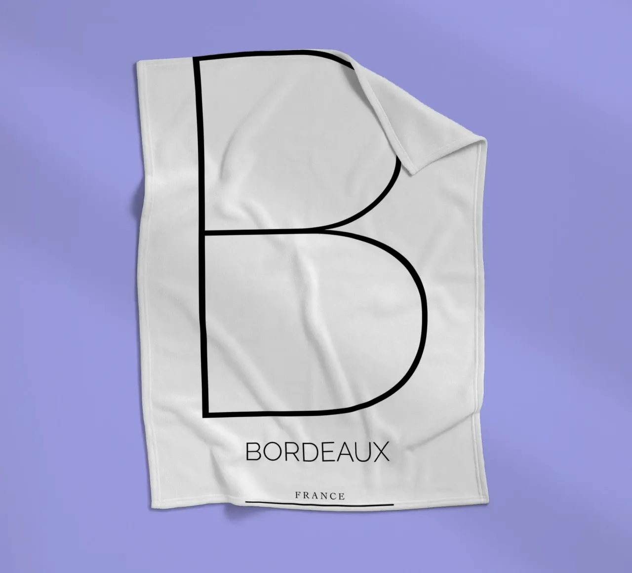 BORDEAUX - blanc coperta in pile da CityLights