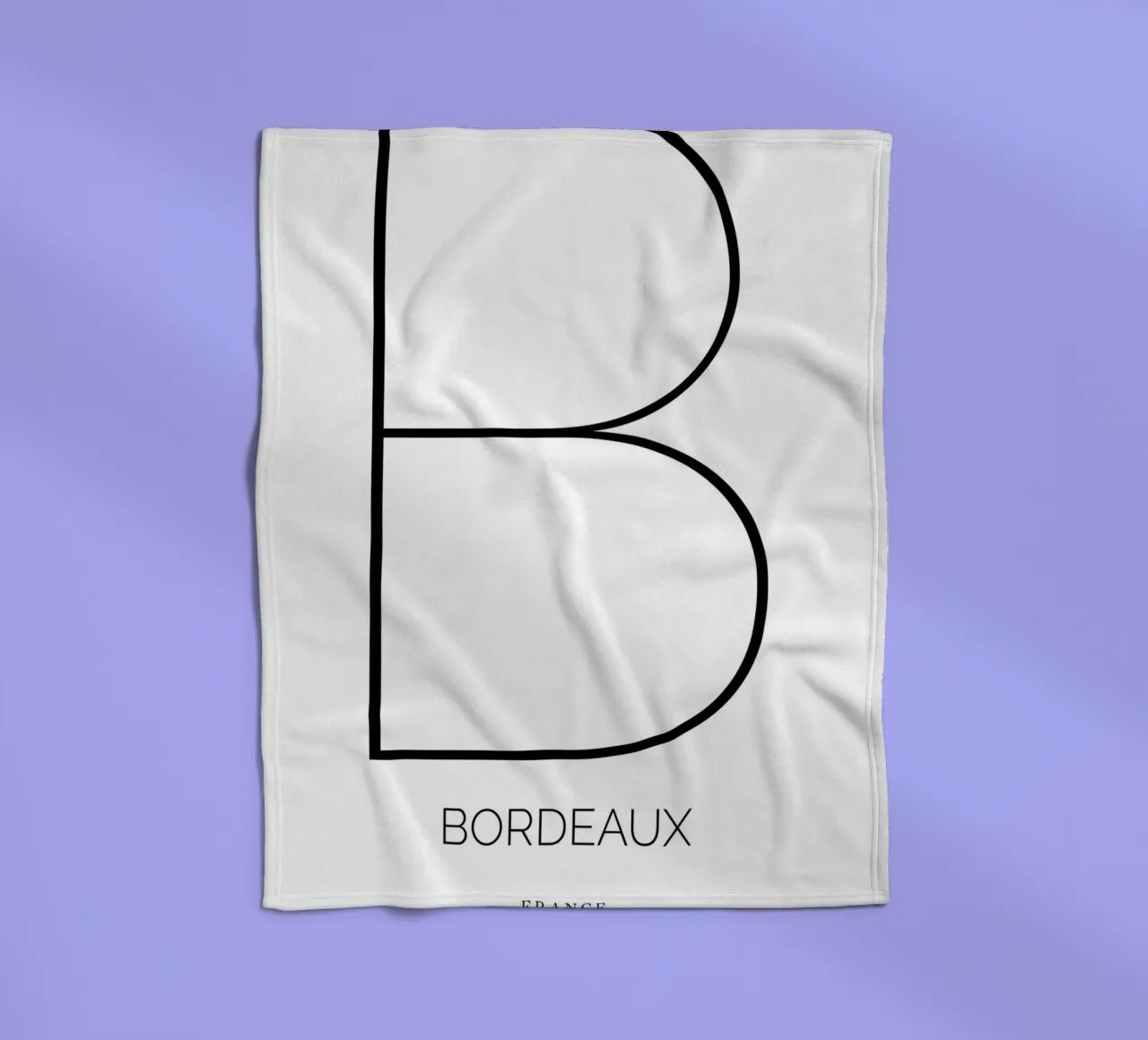 BORDEAUX - blanc coperta in pile da CityLights