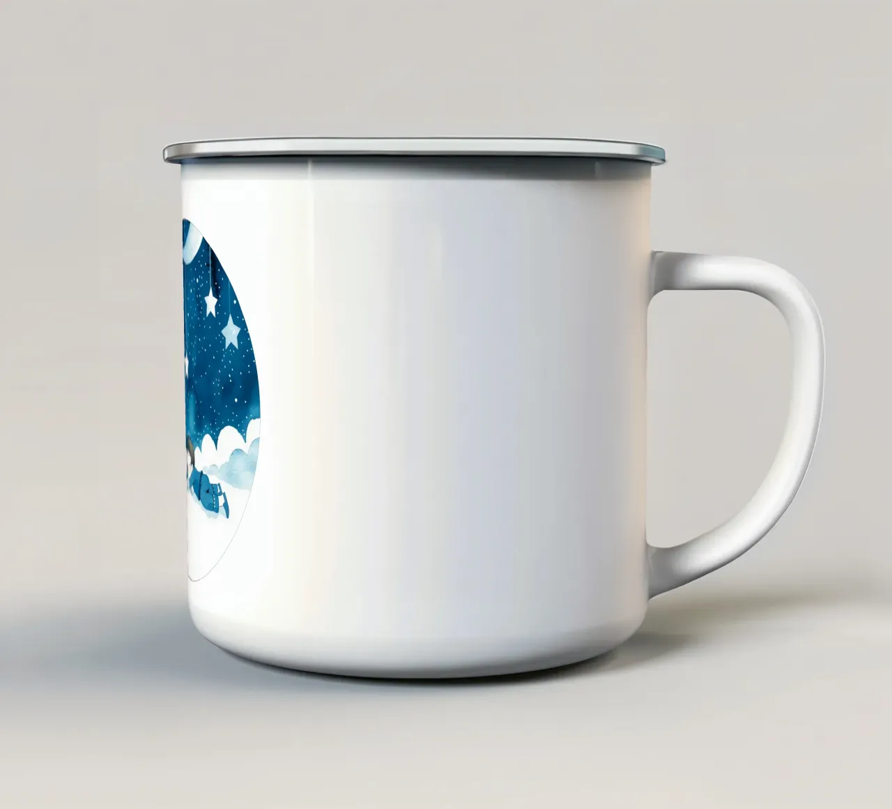 Gemini tazza in smalto da Synthaira