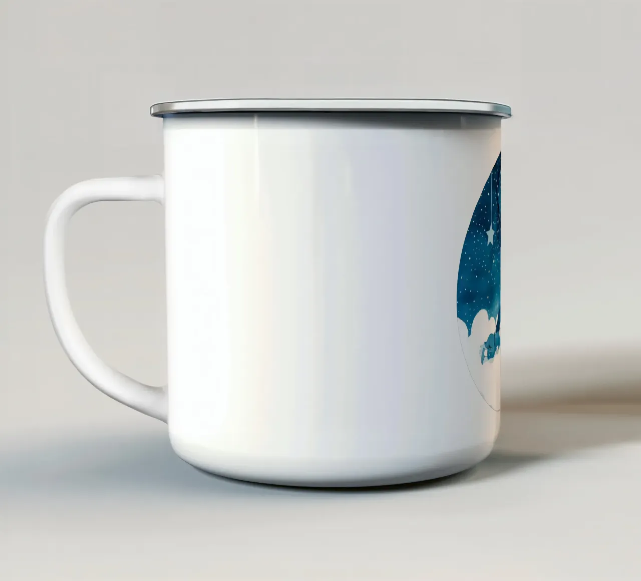Gemini tazza in smalto da Synthaira