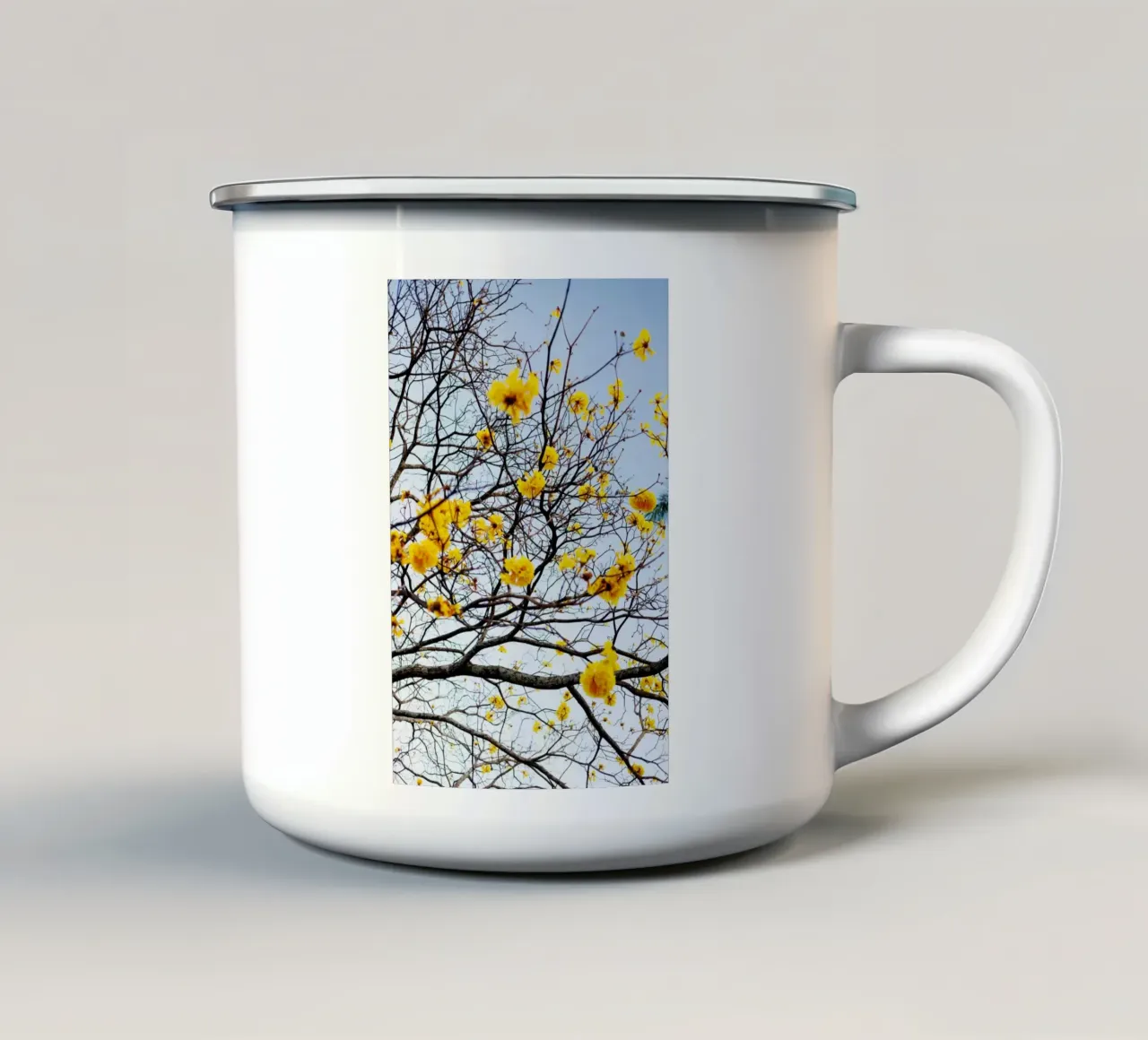 Fiori in Costa Rica tazza in smalto da Simon Koy