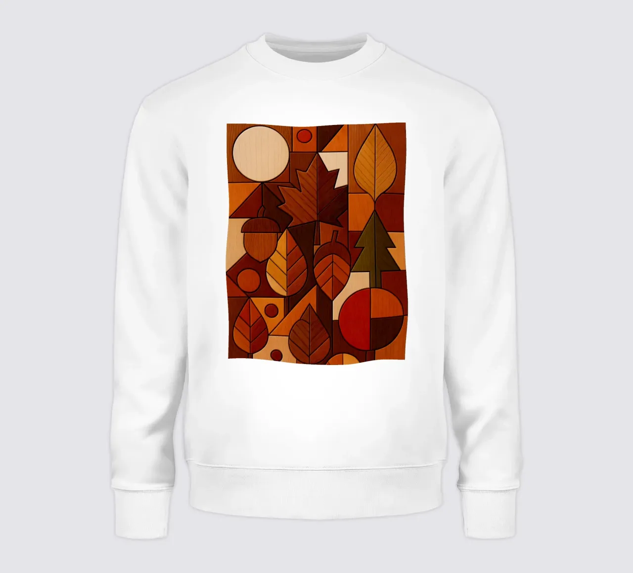Stile astratto autunno legno felpa da ARTOMATIC