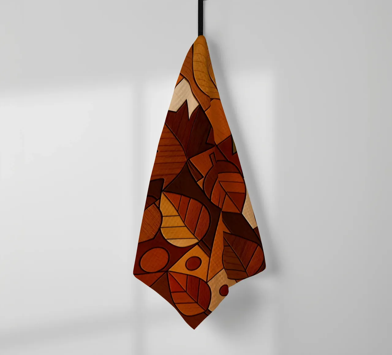Bois abstrait d'automne torchon de ARTOMATIC